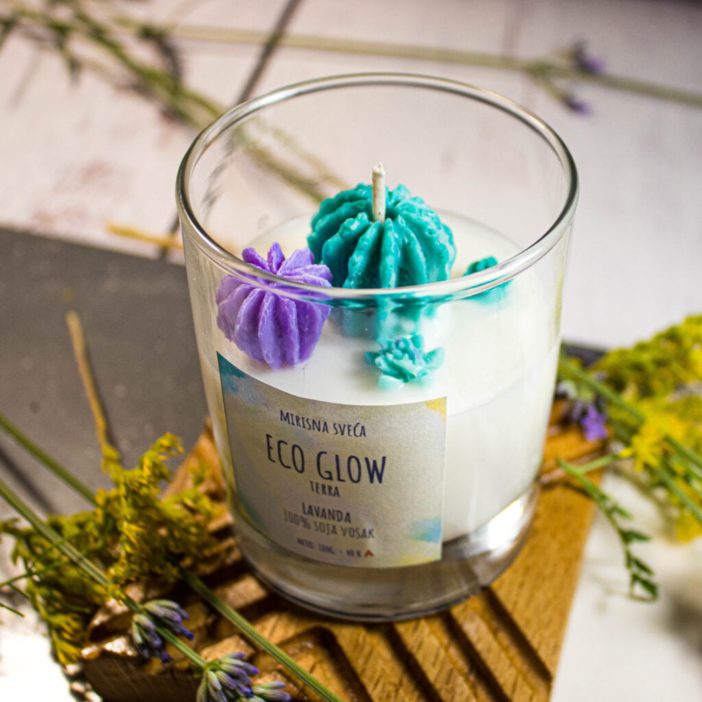 O Nama 2 eco glow terra mirisna sveca featured